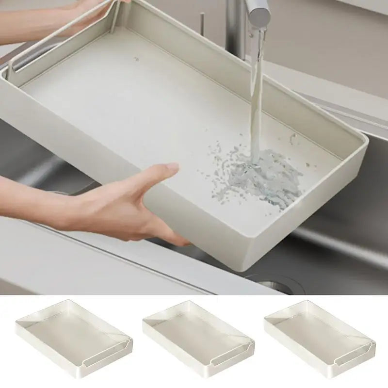Kitchen Storage Rack With Slide Rails Pull-out Kitchen Drawer Type Storage Tray Spices Box Storage Rack Cabinets Organizer