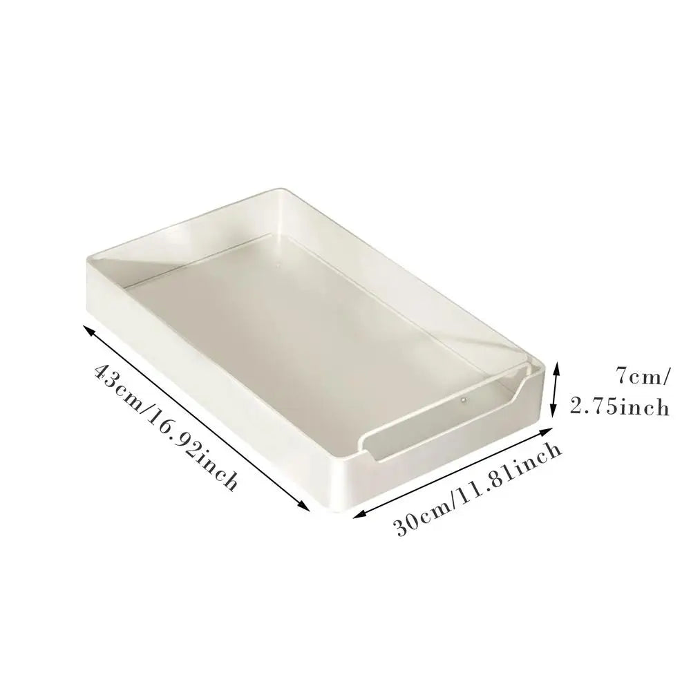 Kitchen Storage Rack With Slide Rails Pull-out Kitchen Drawer Type Storage Tray Spices Box Storage Rack Cabinets Organizer