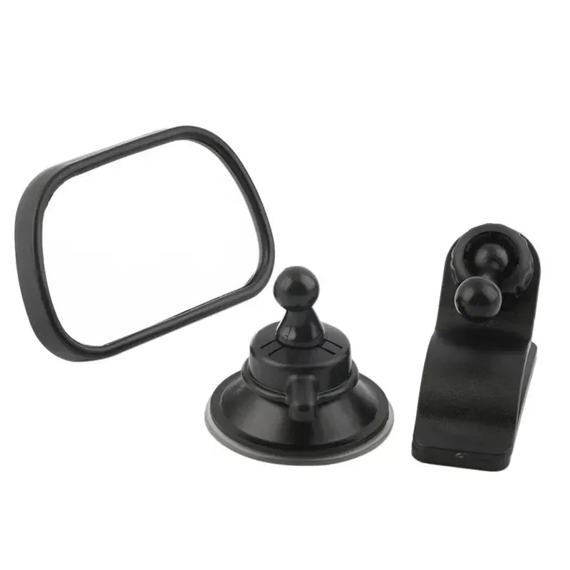 Mini Rear Infant Car Seat, Adjustable Rear Convex Mirror, Child Monitor, In-Car, 2-in-1