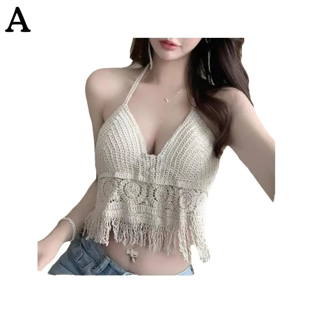 Stylish Cross Back Design Hollow Out T-Shirt For Women Cool Ice Silk Sexy Backless Holiday Cover Up Summer Women Clothing