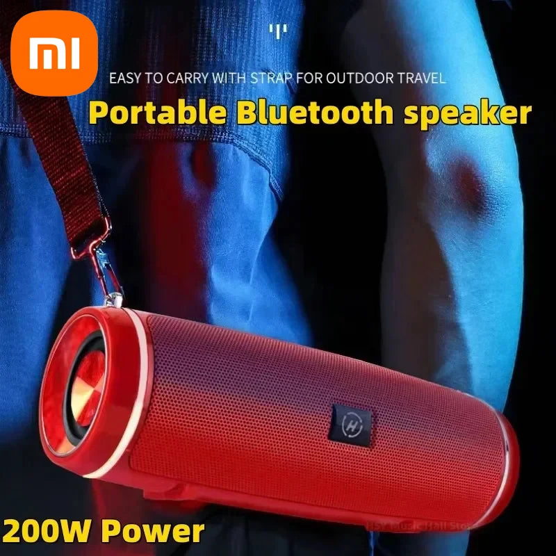 Xiaomi Bluetooth Speaker High Quality High-power Portable Bass Outdoor Wireless Audio 3D Surround 200W Bluetooth Speaker Tws/FM