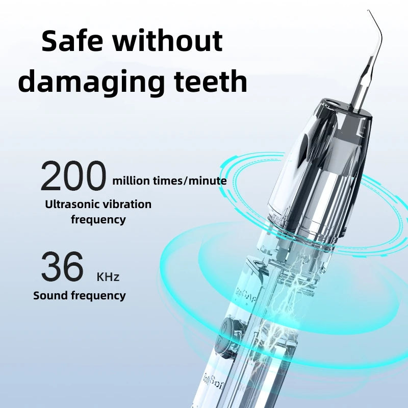 Xiaomi Visual Ultrasonic Dental Calculus Remover Teeth Plaque Scaler Stain Clean Electric Tooth Stone Removal Tartar Eliminator