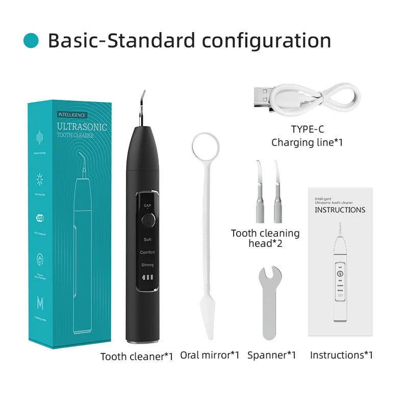 Xiaomi Visual Ultrasonic Dental Calculus Remover Teeth Plaque Scaler Stain Clean Electric Tooth Stone Removal Tartar Eliminator