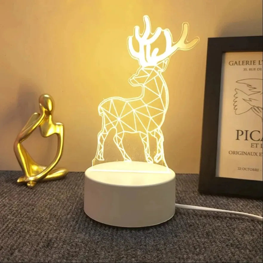Creative Bedside Night Light Girl Heart Children Bestie Classmates Cartoon Birthday Gift Atmosphere Lighting Small Table Lamp