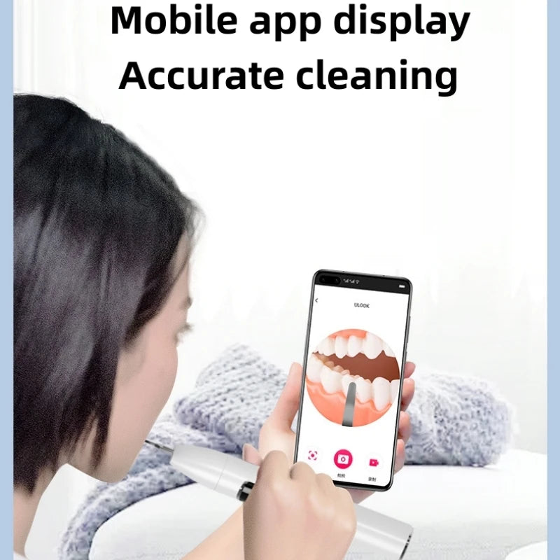 Xiaomi Visual Ultrasonic Dental Calculus Remover Teeth Plaque Scaler Stain Clean Electric Tooth Stone Removal Tartar Eliminator
