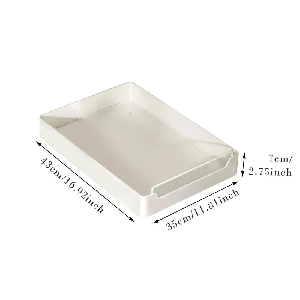 Kitchen Storage Rack With Slide Rails Pull-out Kitchen Drawer Type Storage Tray Spices Box Storage Rack Cabinets Organizer
