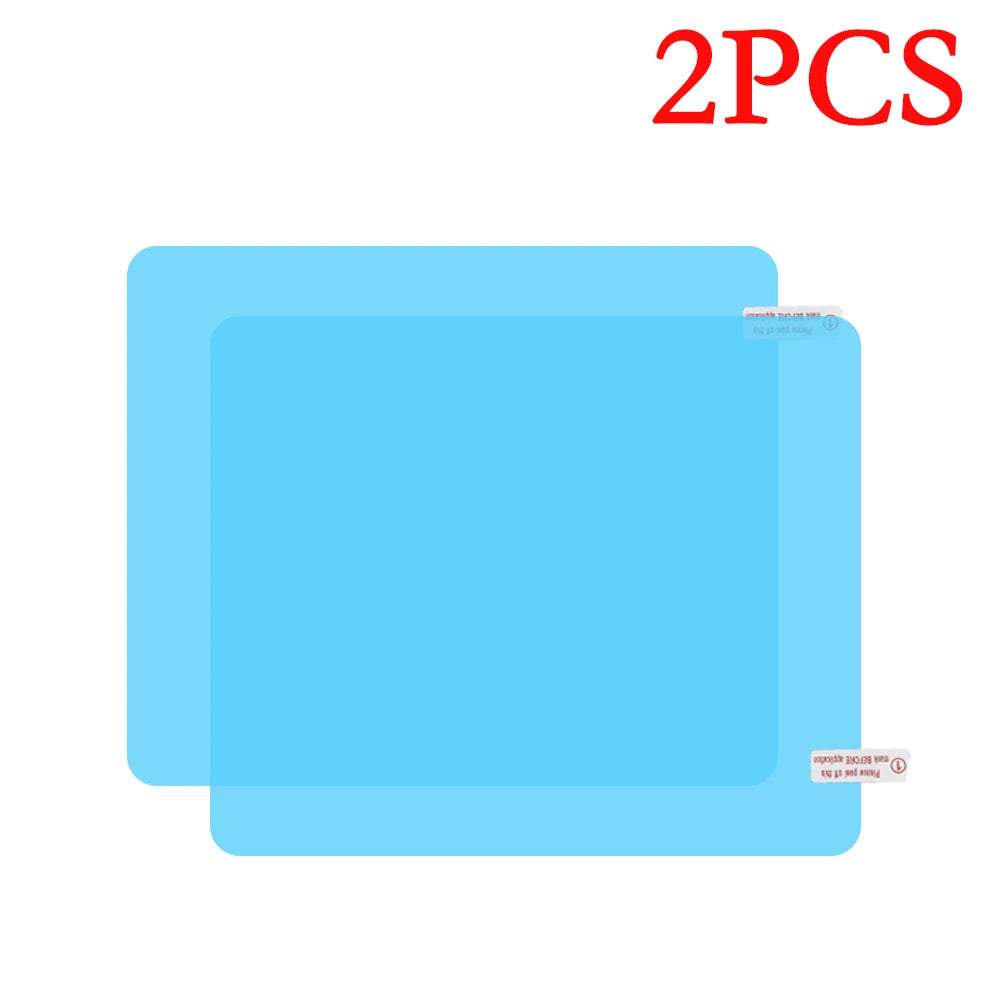 2Pcs Car Rearview Mirror Rainproof Films Stickers Auto Rainy Safety Driving Anti Fog Waterproof Protective Film Accessories